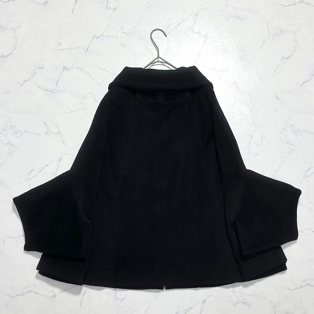 【美品】BEARDSLEY ビアズリー /ポンチョ ケープ コート ブラック