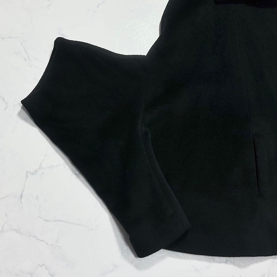 【美品】BEARDSLEY ビアズリー /ポンチョ ケープ コート ブラック