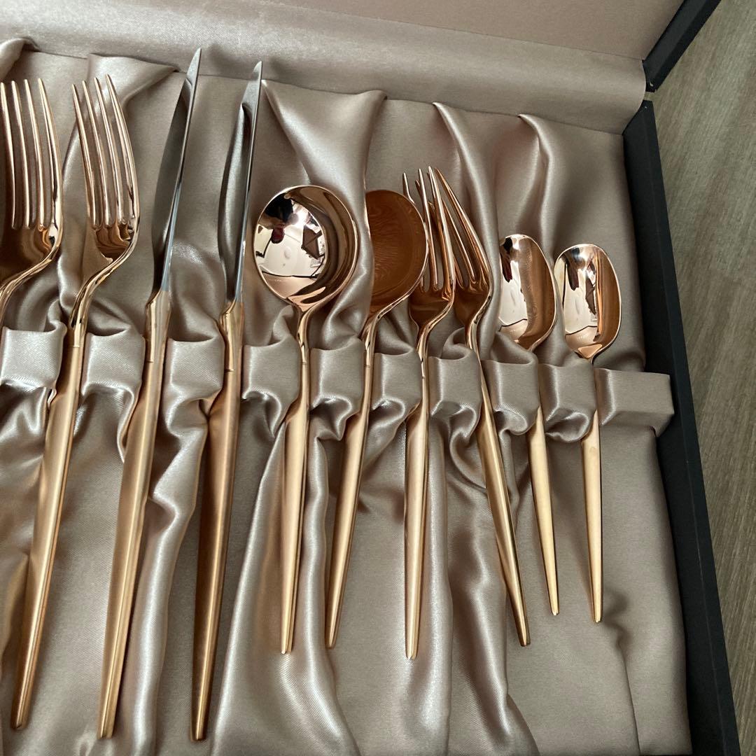 【匿名配送】LUCKY WOODのカトラリーセット