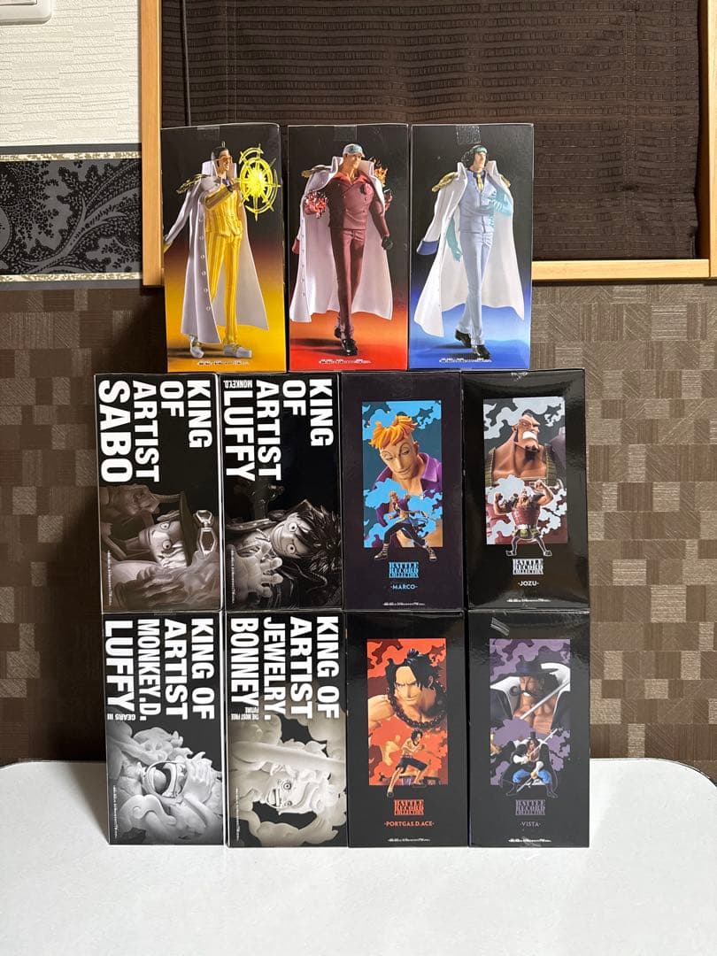 ワンピース　フィギュア 11点(赤犬　青雉　黄猿　ルフィ　サボ　エース　ボニー