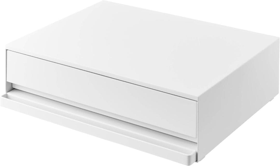 tower ツーウェイ キッチン家電下引き出し&スライドテーブル 白 未開封