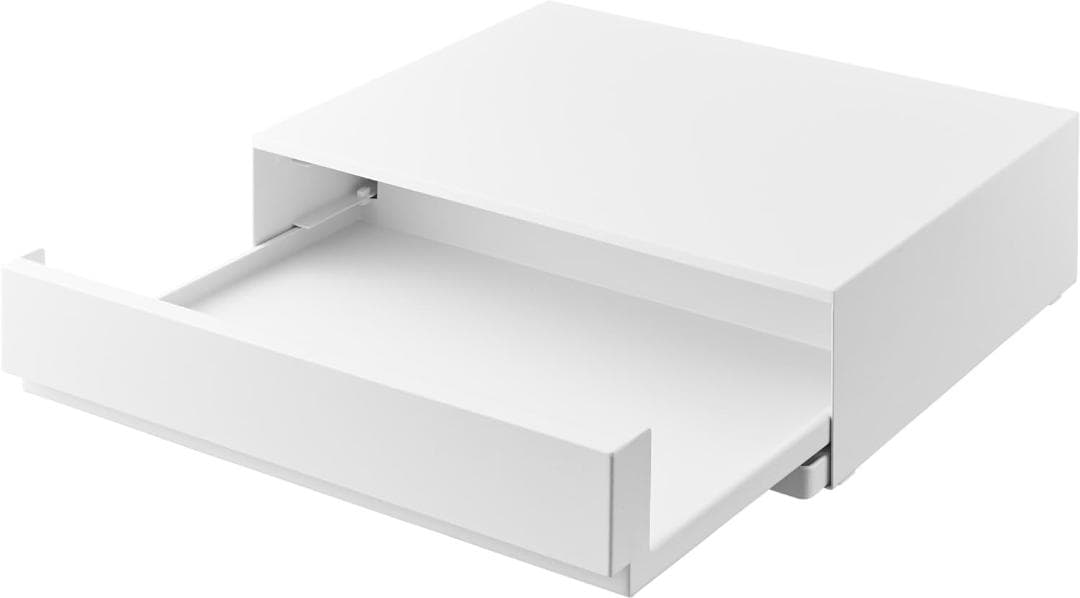 tower ツーウェイ キッチン家電下引き出し&スライドテーブル 白 未開封