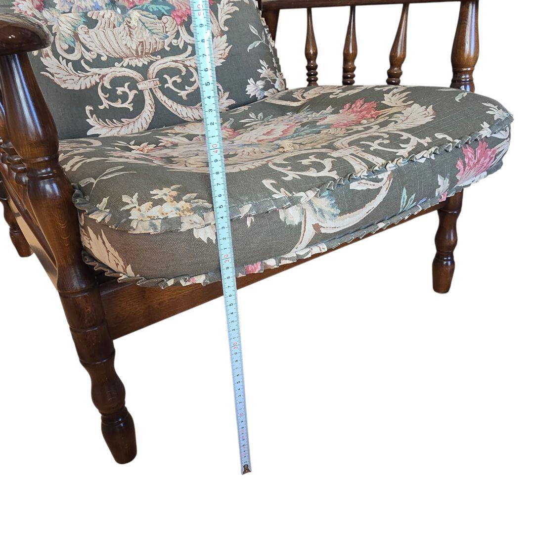 送料無料カリモク　コロニアル　リクライニング　アームチェア