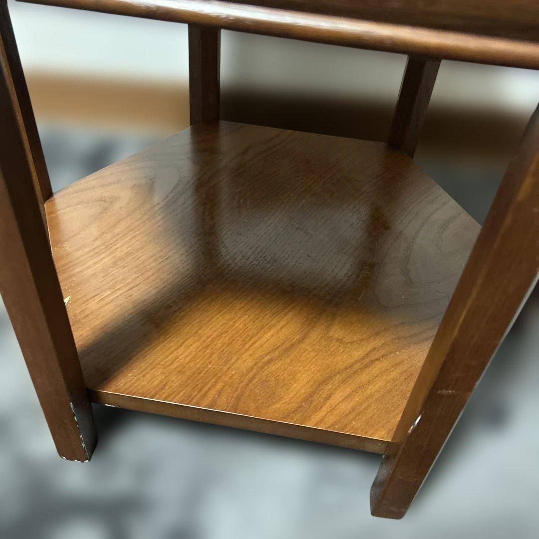 サイドテーブル・ナイトテーブル・ローテーブル ACME Furniture BROOKS HEXAGONTABLE BEIGE