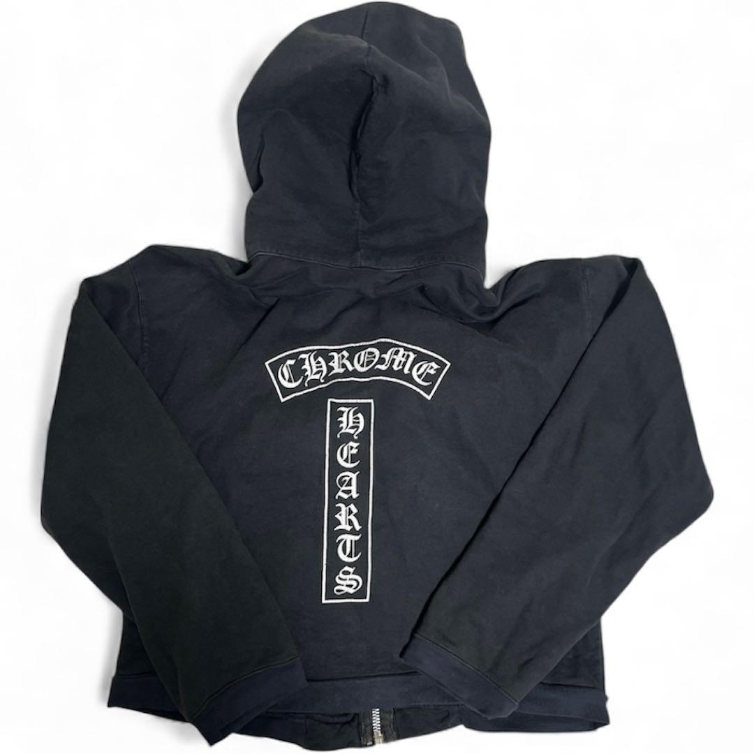 OLD ラージクロスプリント ジップアップパーカー フーディー ダガージップ