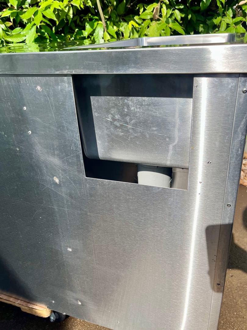 サンタさん ステンレスシンク付き作業台　1500×600×780