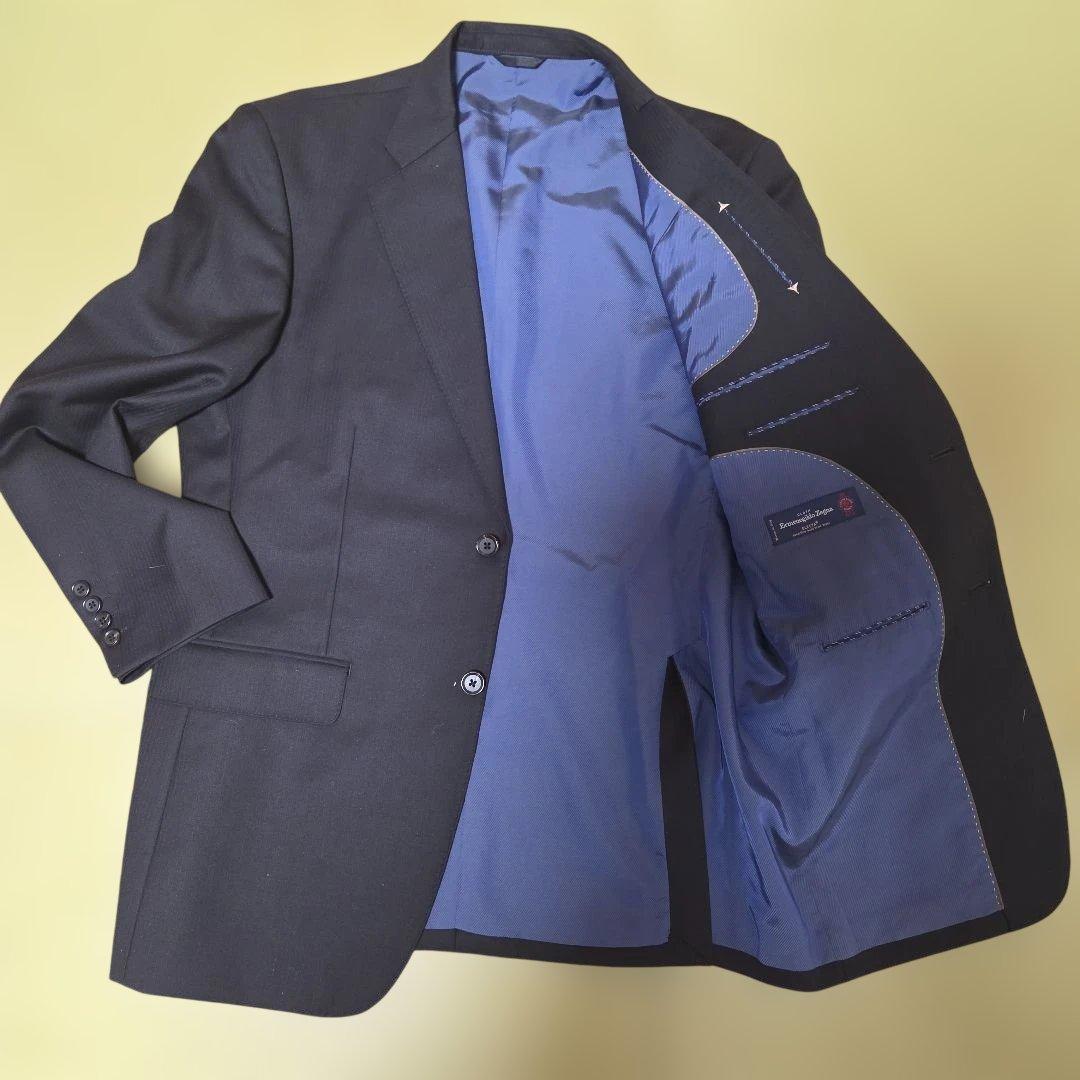 Eremenegildo Zegna サイズAB7 ウール100 ダークグレー