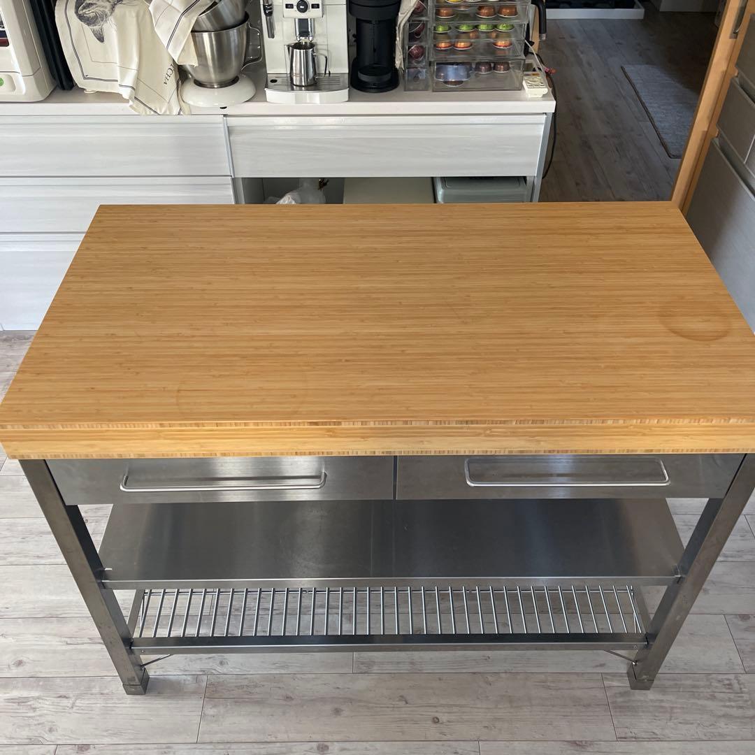 IKEA リムフォルムサ　作業台　アイランド