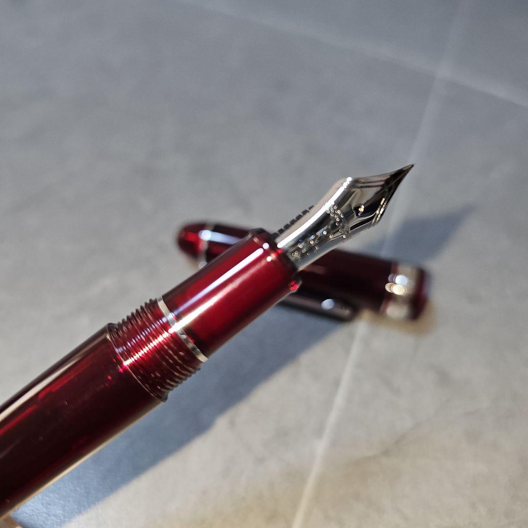 プラチナ万年筆 センチュリー#3776 UEF 超極細 ブルゴーニュ