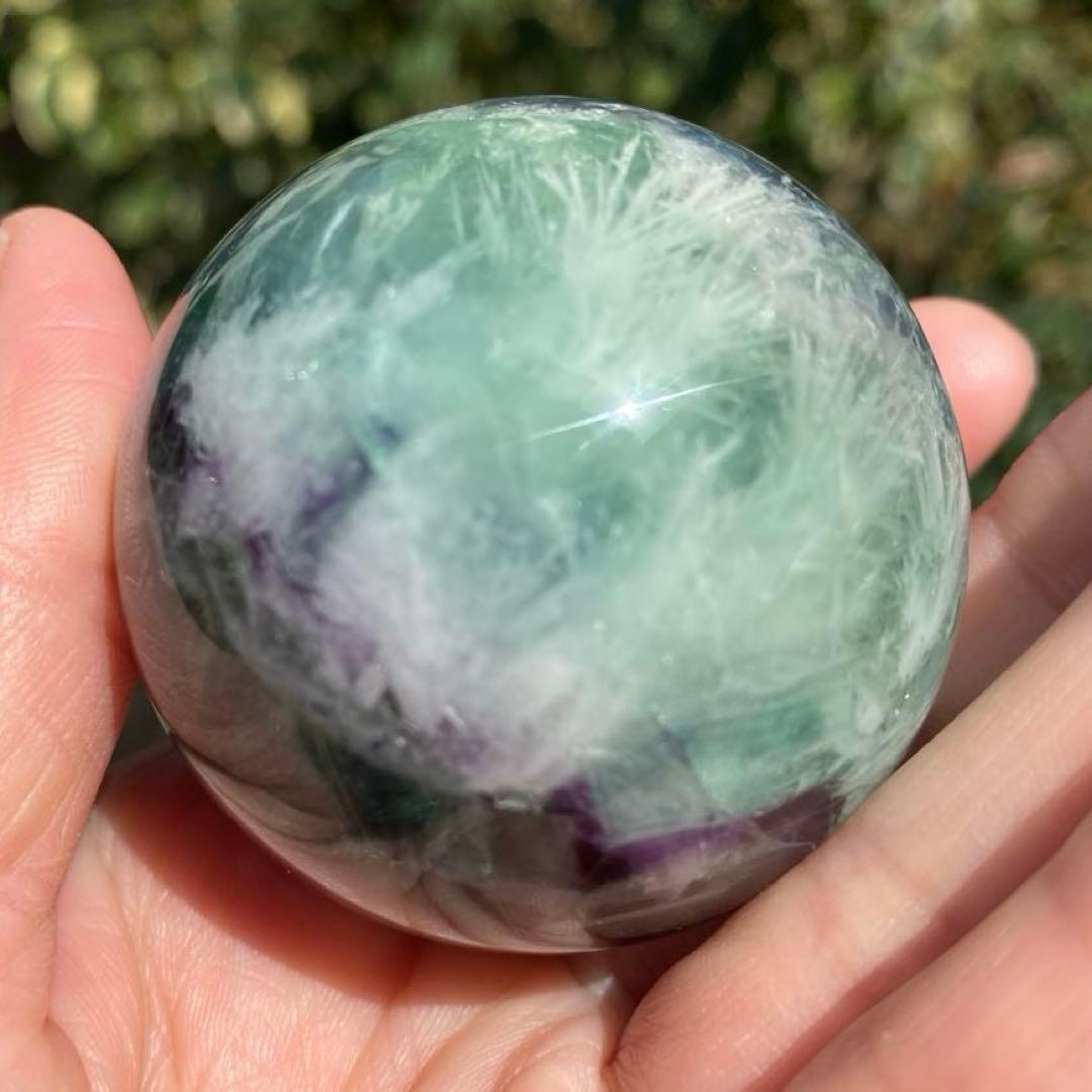 エンジェルフェザーフローライト スフィア 高品質 I