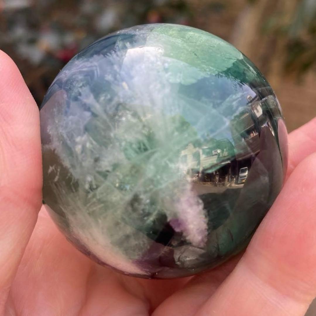 エンジェルフェザーフローライト スフィア 高品質 I