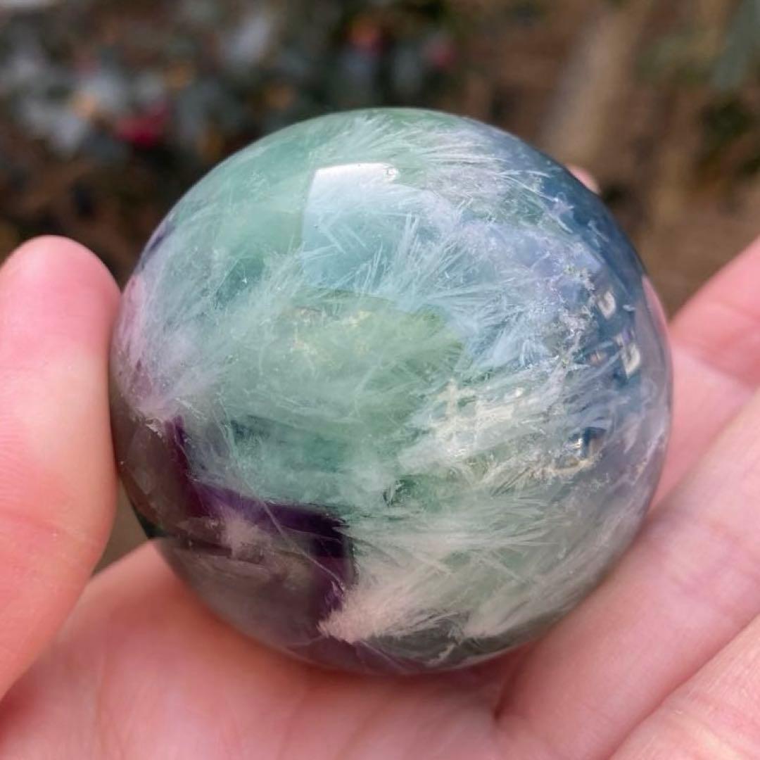 エンジェルフェザーフローライト スフィア 高品質 I