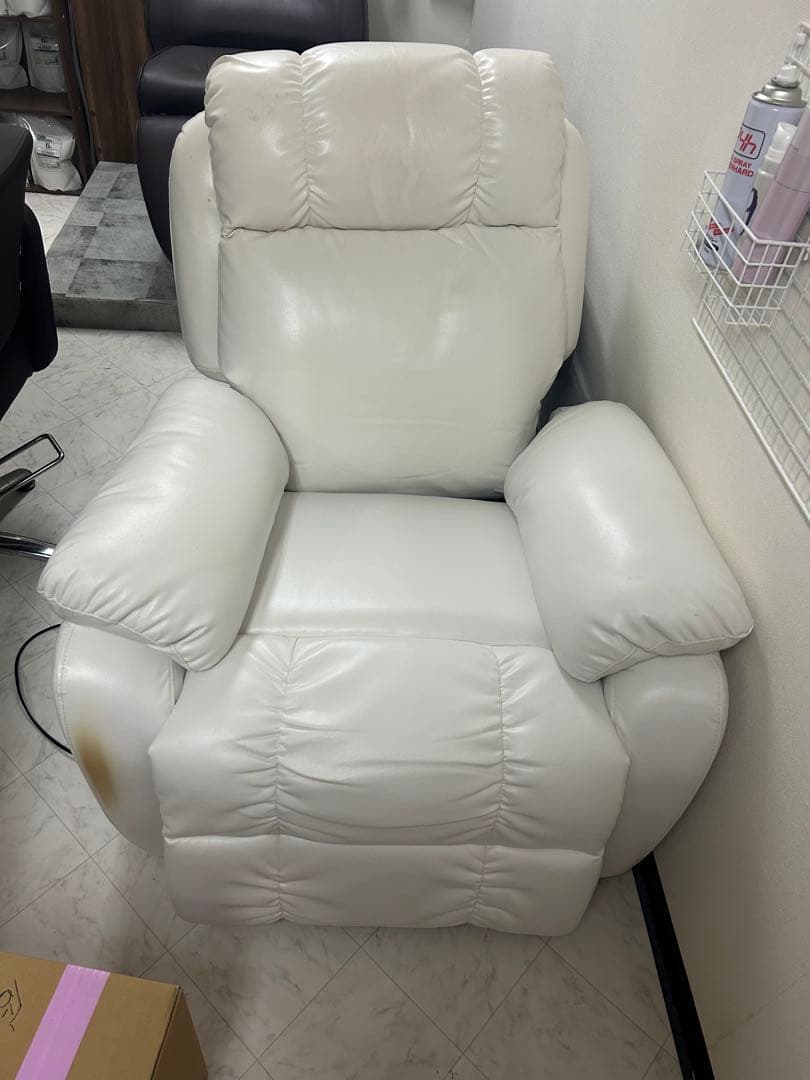 電動ラウンジチェア SHIFFON（シフォン）　ホワイト