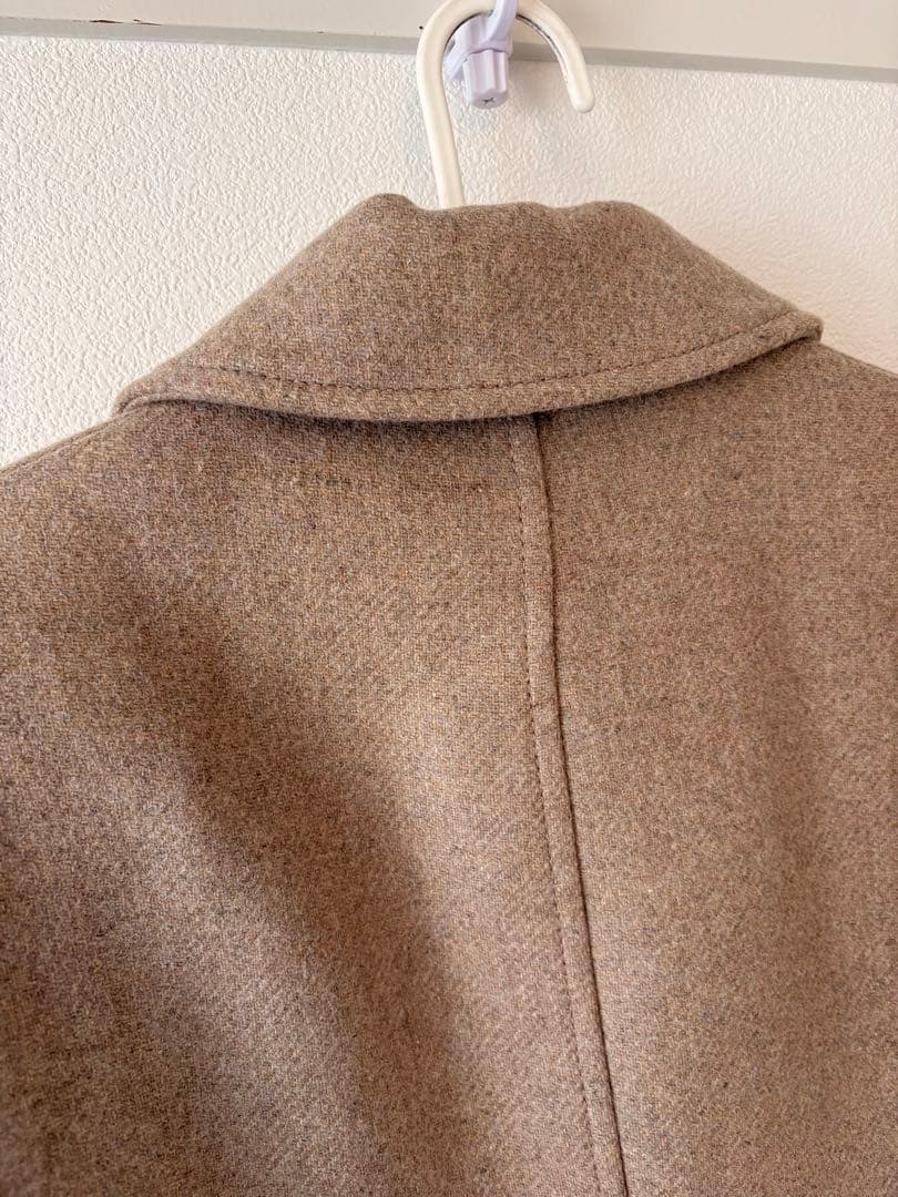 ZARA ウール混紡ショート丈ダブルブレストコート M