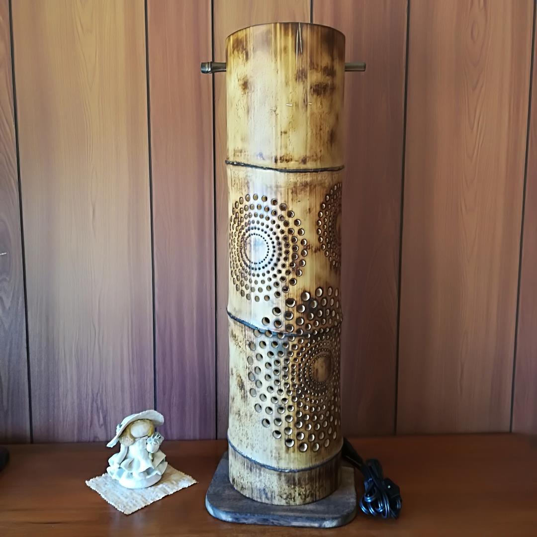 癒し灯火　竹灯籠　No23196 (極太孟宗竹)