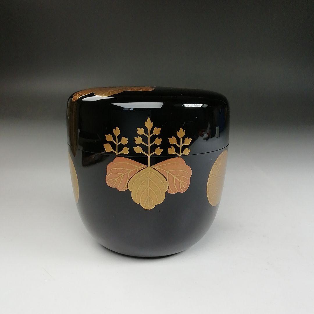 Ｔ８０１　棗　『高台寺蒔絵』『西村松雲 作』　共箱　茶道具