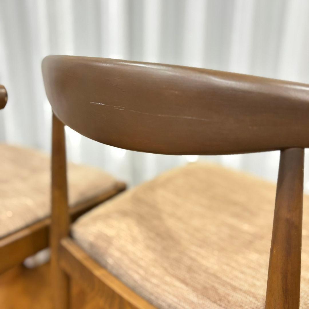 【希少ブラウン✨】ニトリ NコレクションC-01D ダイニングチェア2脚