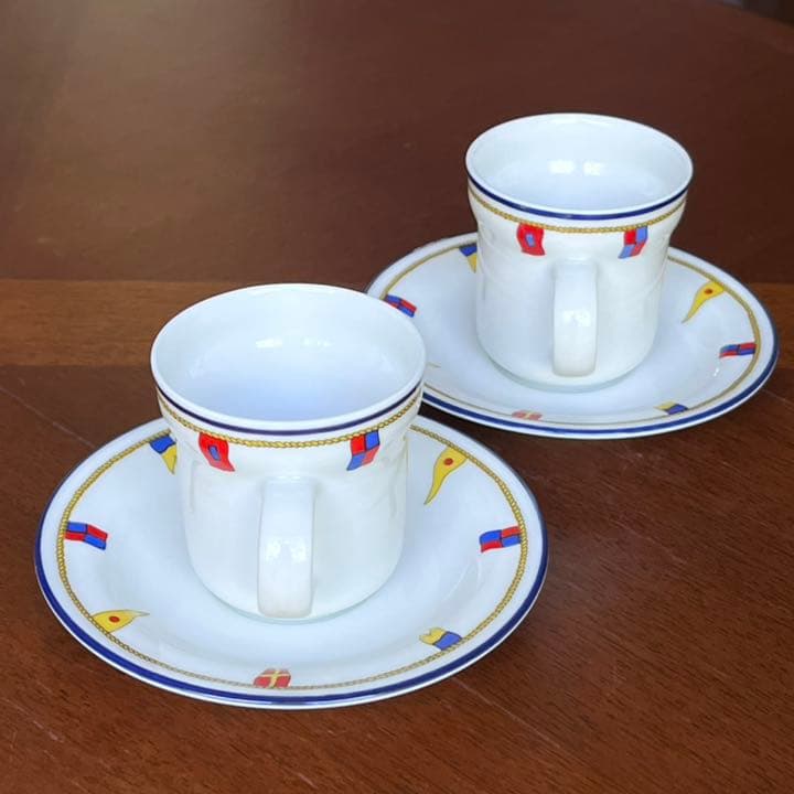 【美品】リチャードジノリ★クリッパー★デミタスC/S ペア