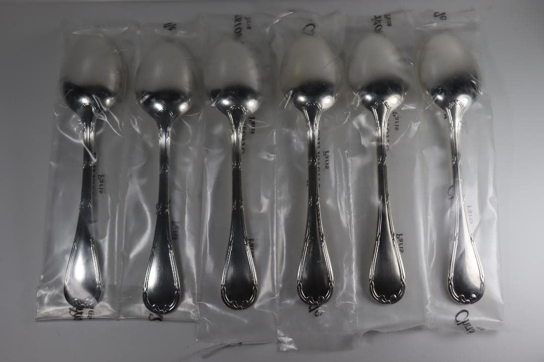 クリストフル◆リュバン◆コーヒースプーン未開封未使用品6本◆生産終了の貴重品です