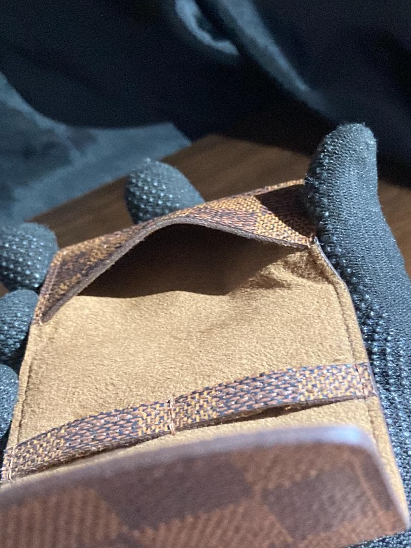 ルイヴィトン ブトン ドゥ マンシェット カフス 925 ダミエケース