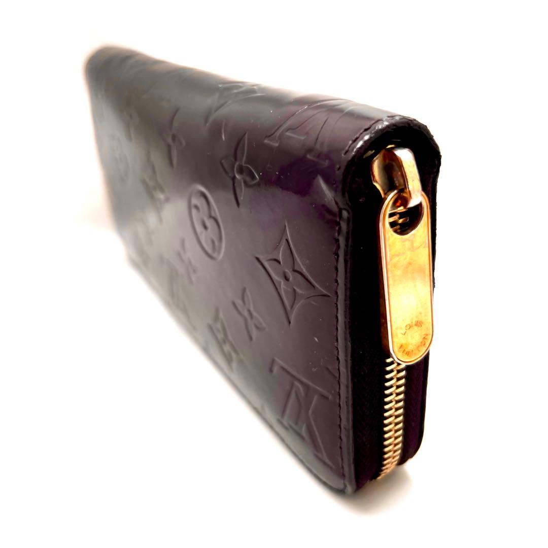 はる ルイヴィトン アマラント ジッピーウォレット ヴェルニ モノグラム