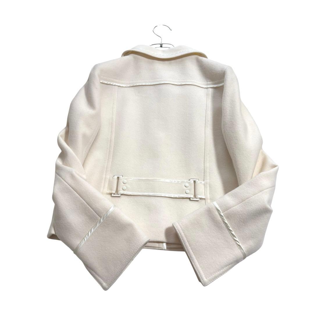 新品☆クレージュ☆ウールジャケット オフホワイト フォーマル オケージョン M