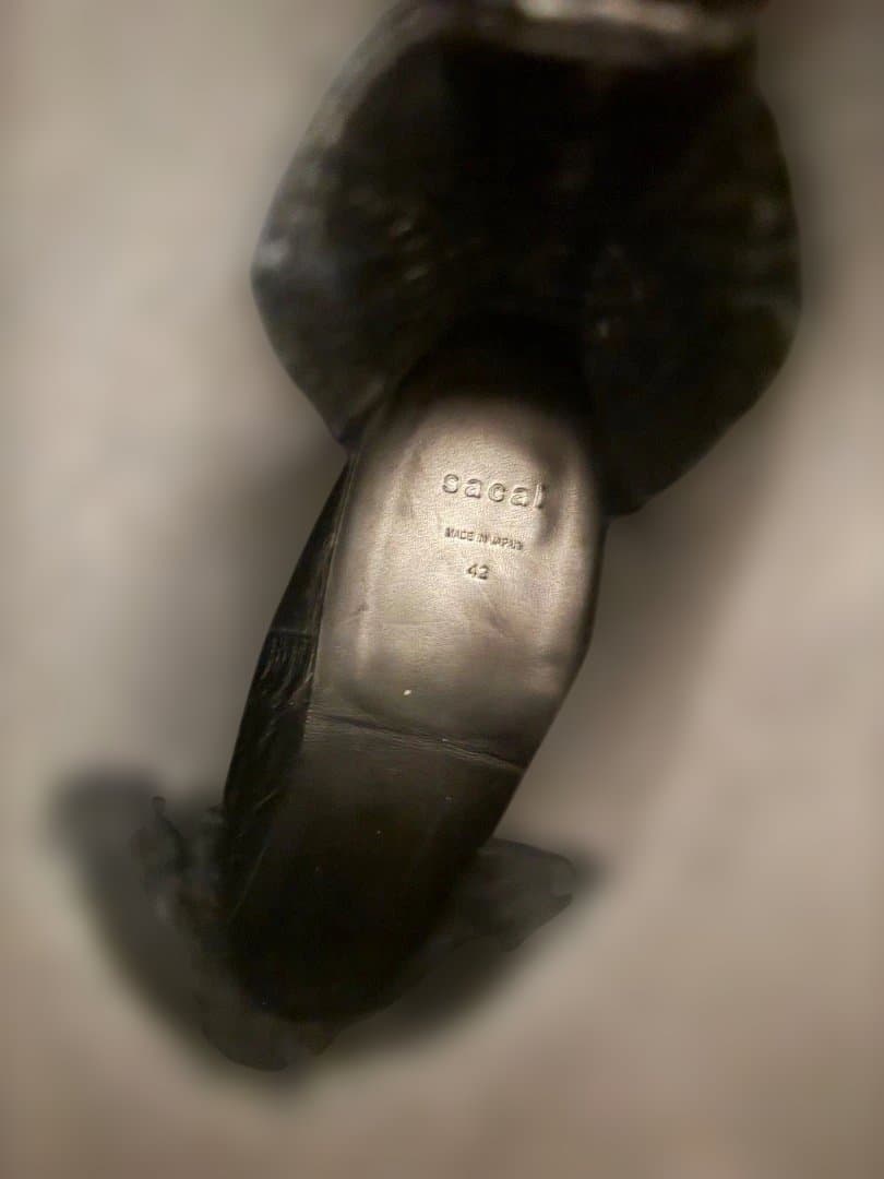 【CLAY】Sacai レザーブーツ サイズ42