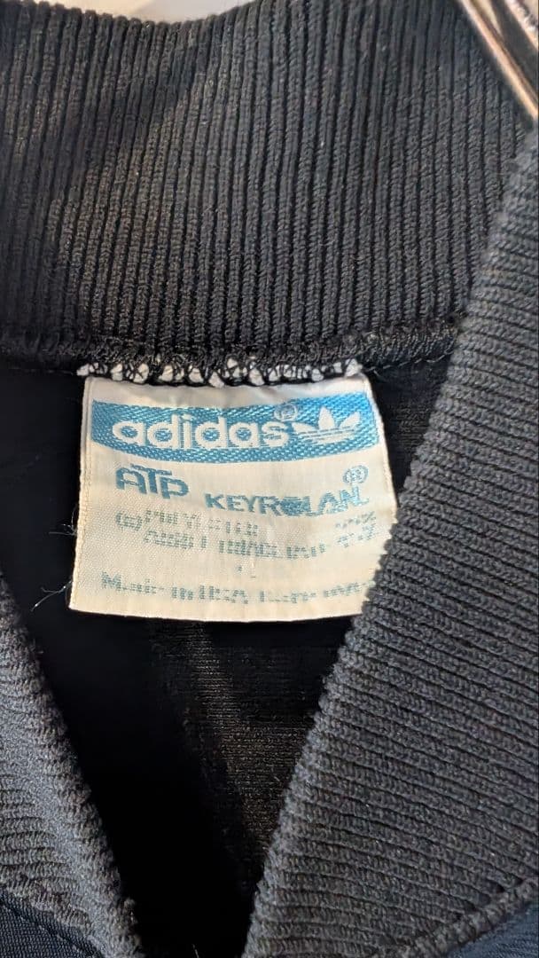 adidas ATP USA製 トラックトップ ジャージ 黒赤 80’s