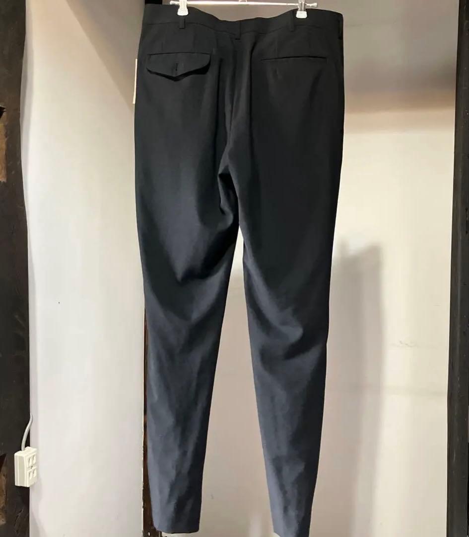 試着のみ　24SS コムデギャルソンオムプリュス スリムテーパードパンツ 黒 L