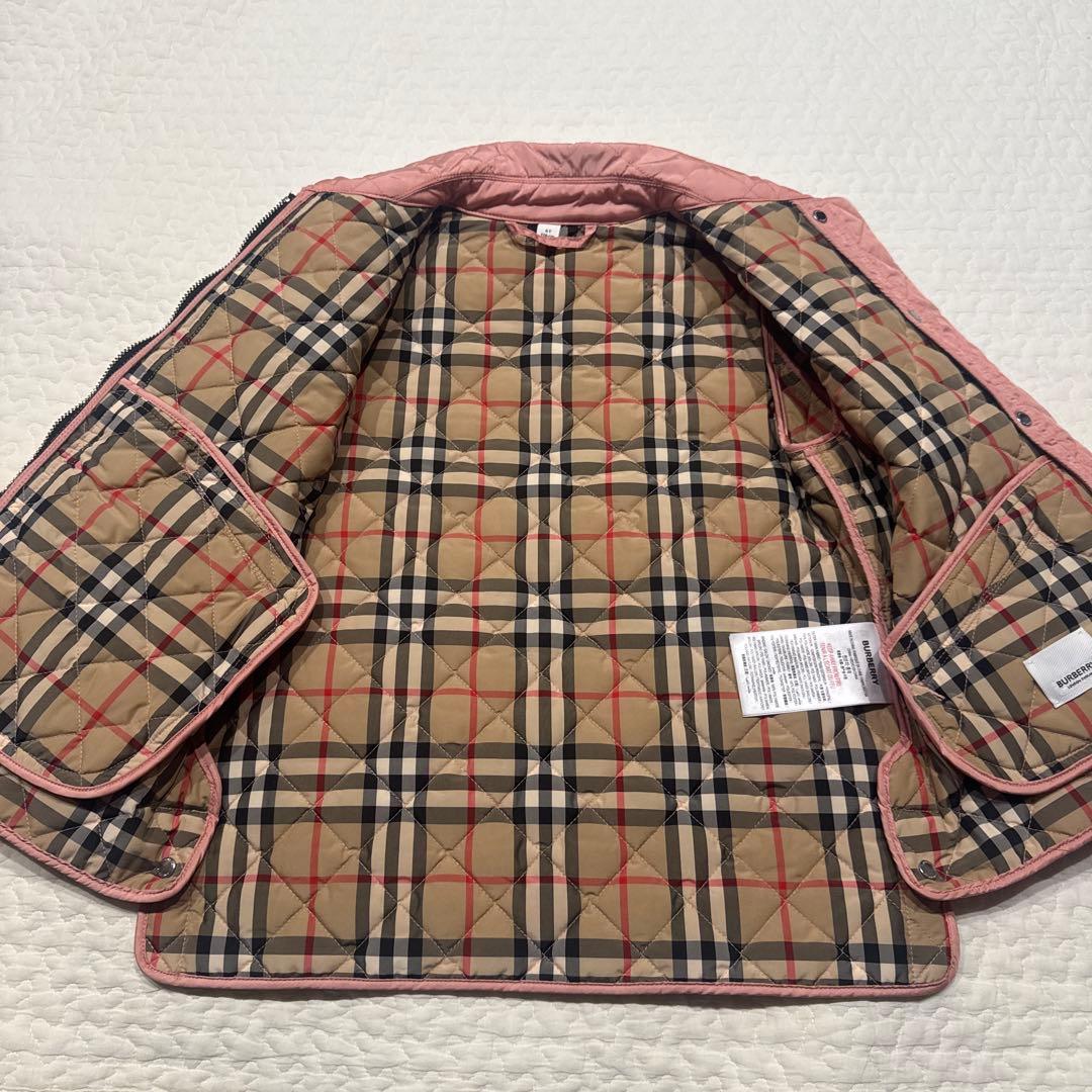バーバリー　キルティング　ジャケット　アウター　6Y 110 116 ピンク