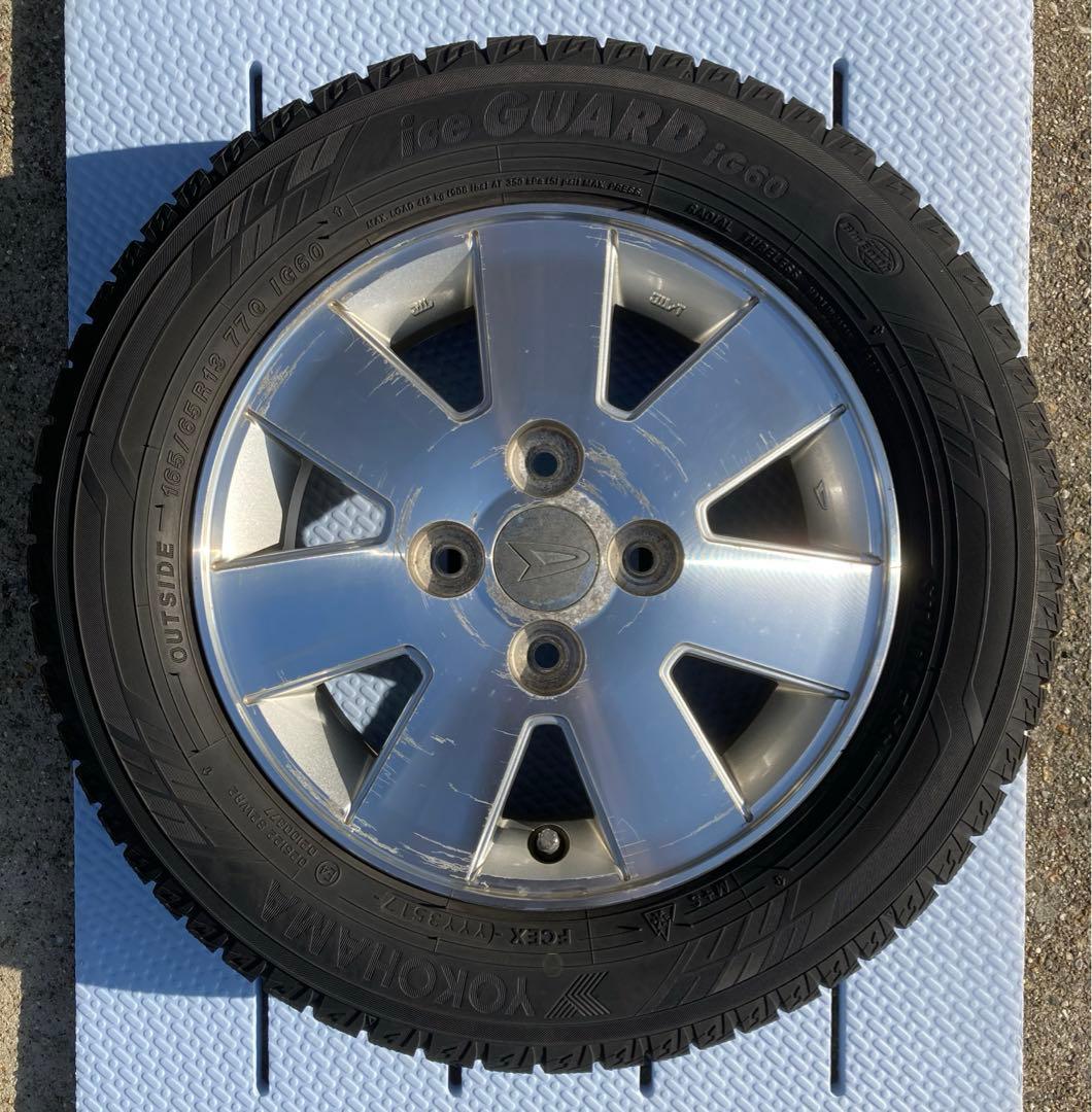 ★165/65R13 ダイハツ純正アルミホイール&スタッドレスタイヤセット★