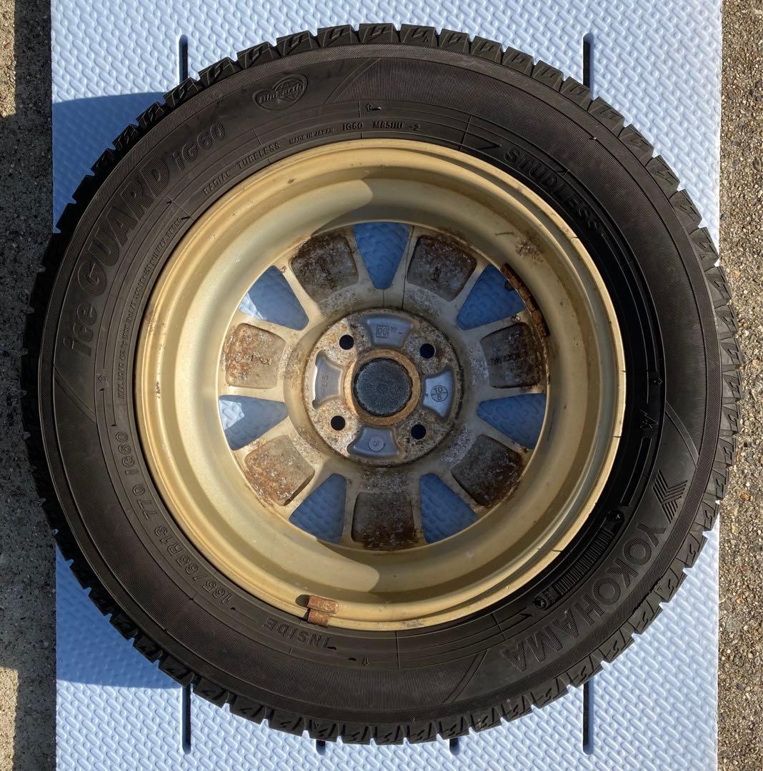 ★165/65R13 ダイハツ純正アルミホイール&スタッドレスタイヤセット★