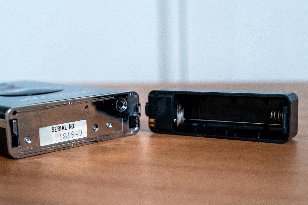 SONY WALKMAN WM-109 ブラック 電池ボックス付 整備品 OH