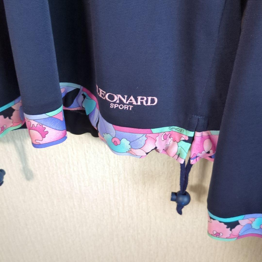 LEONARD 長袖 Tシャツ ネイビー