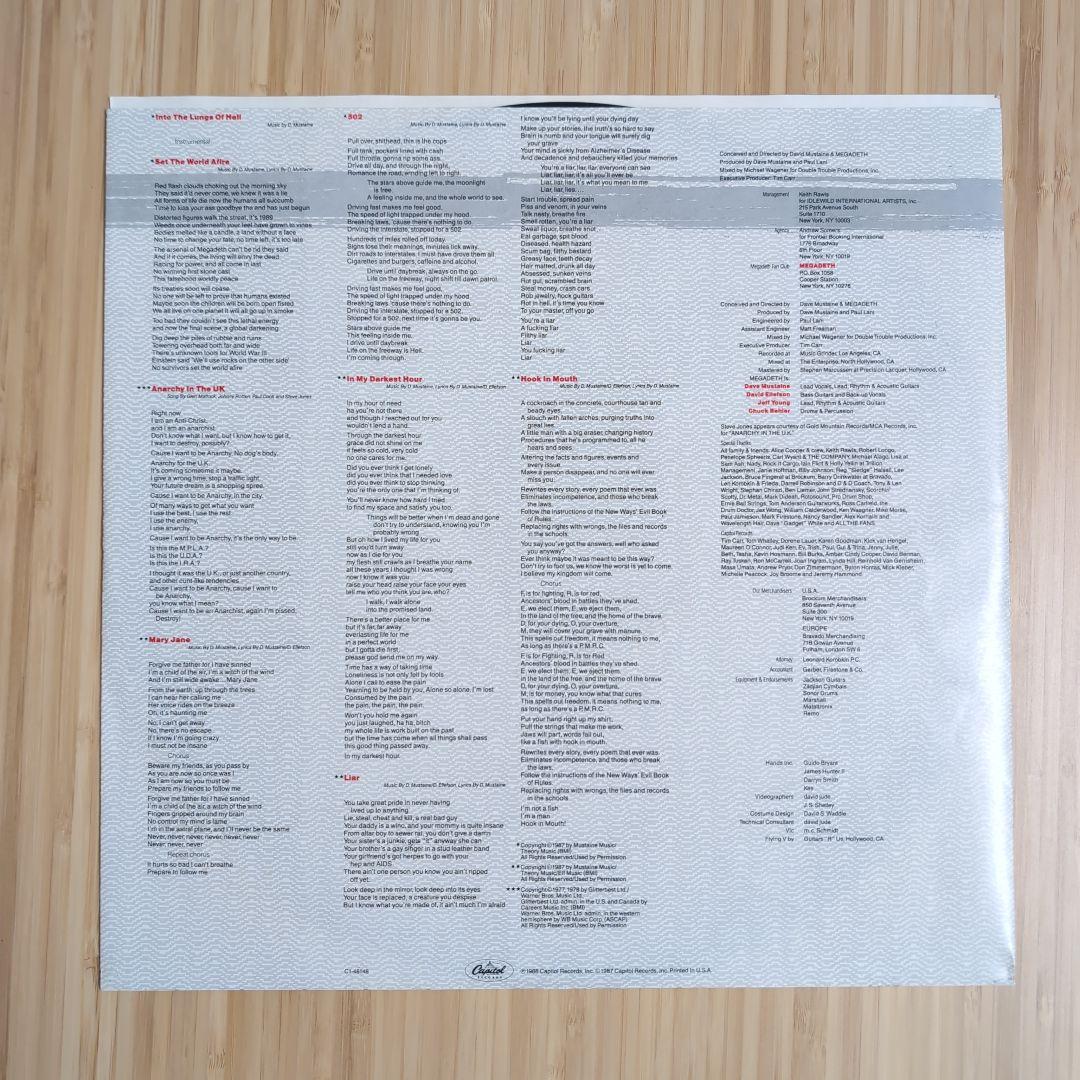 洋楽 MEGADETH / SO FAR, SO GOOD... SO WHAT!