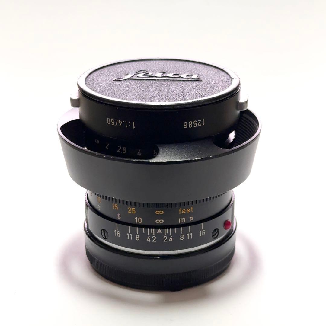 Leica｜ズミルックス50mm F1.4【後期型】ブラック（ライカMマウント）