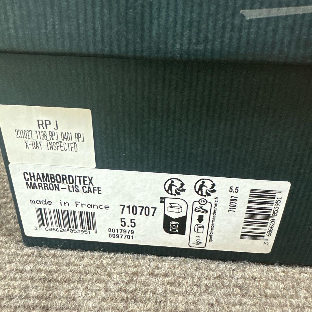 パラブーツ　CHAMBORD（シャンボード）　5.5 LIS CAFE