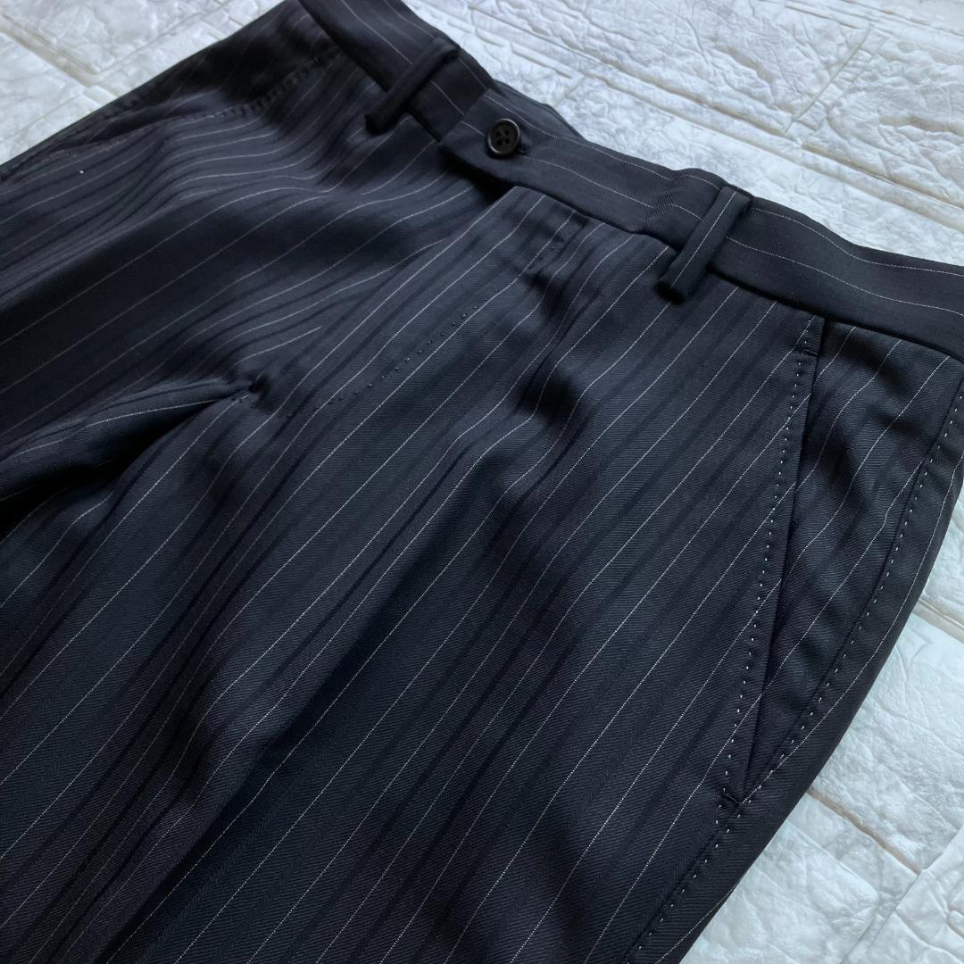 極美品◎ポールスミス エルメネジルドゼニア スーツ セットアップ 花柄 ブラック