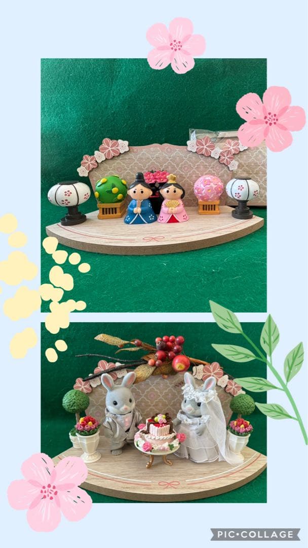 A ひな祭り☆映えボード♪台座 ナチュラルキッチン2026 コレクション 節句