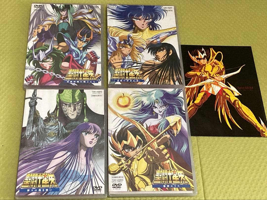 DVD アニメ聖闘士星矢TV版からOVA 映画版4本天界編　Blu-ray黄金魂
