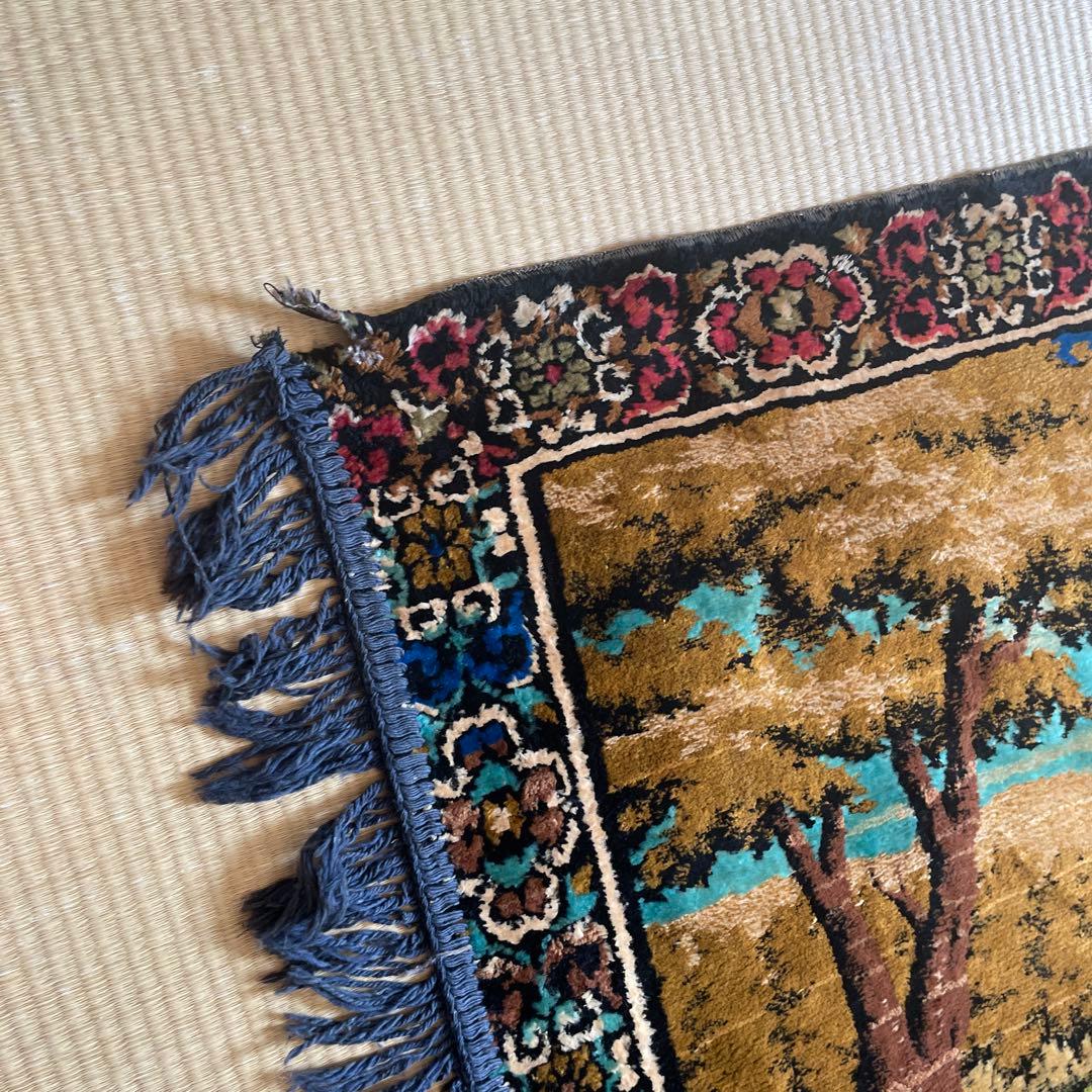 絨毯　ラグ　タペストリー　馬