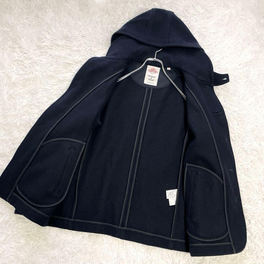 大きいサイズ42✨DANTON ダントン ウールモッサジャケット ネイビー