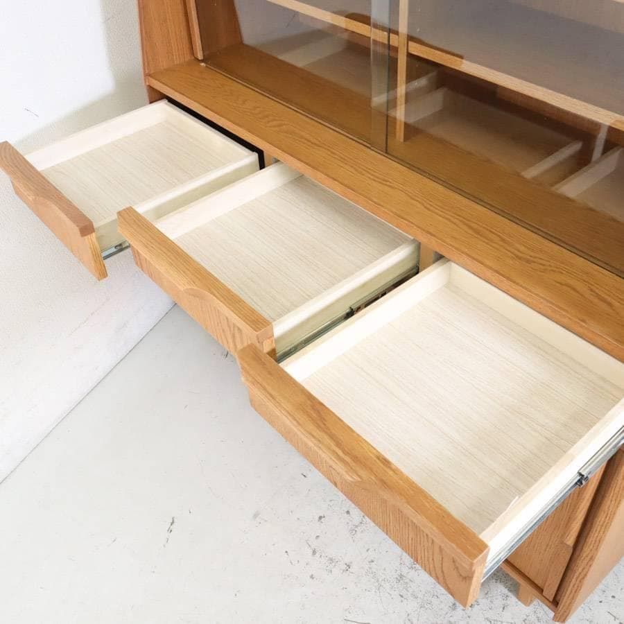 25年製 展示品 ウニコ TOVE トーヴ カップボード 食器棚 W1200