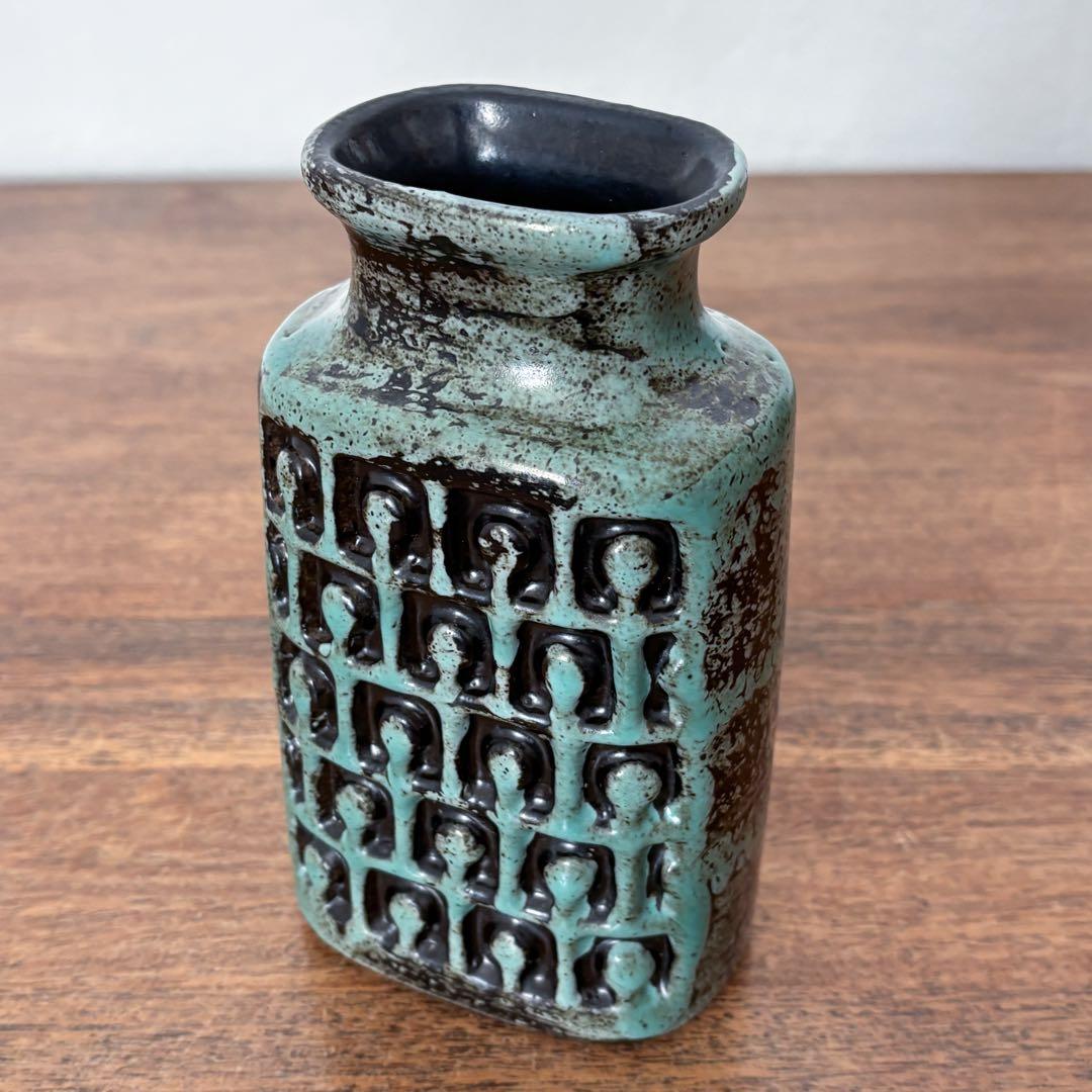 【東ドイツ Haldenslebenの花瓶】ヴィンテージ 409