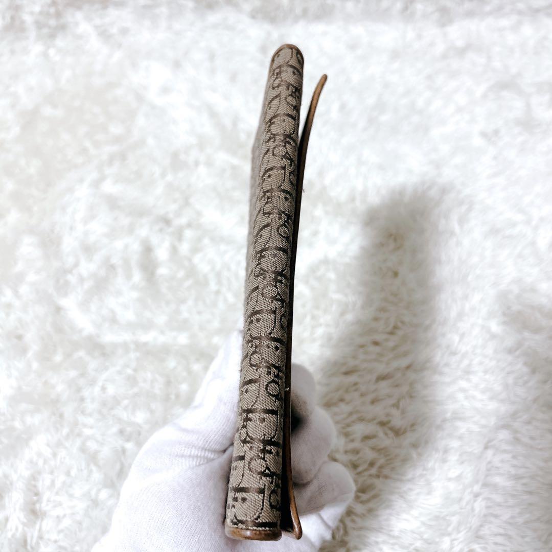 ディオール　トロッター柄　長財布　クリスチャンディオール　dior