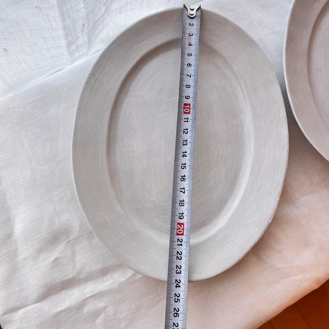 児玉修治さん　オーバル 皿 カンヴァス2枚セット