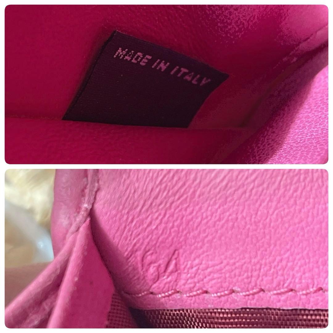 希少⭐︎miumiu マテラッセ ピンク チェーンショルダー付き ウォレット