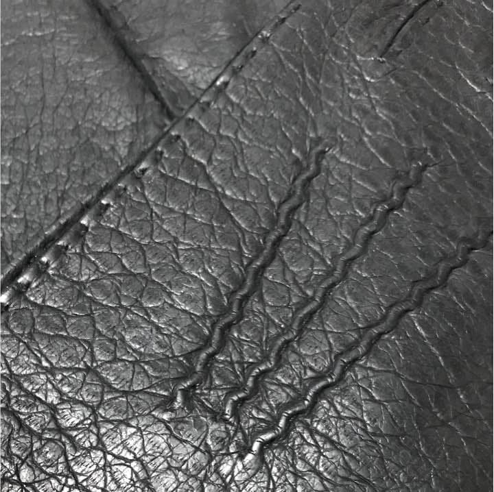 [新品・未使用] 高級逸品！ドイツ製 カーピンチョ革 婦人手袋 ブラック