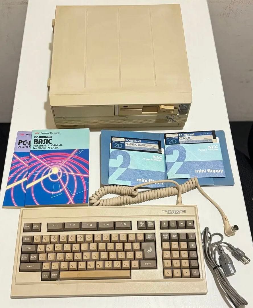NEC PC8801 mkII model-20 動作品