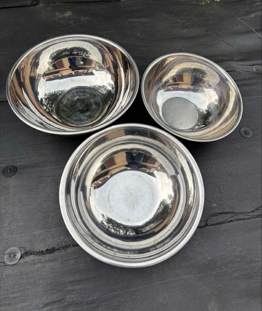 業務用ステンレスボウル特大　３セット